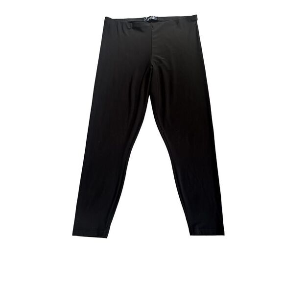 SYMPLI Women's Fitted Cropped High Waist Lightweight Stretch Pants Brown Size 14 - Picture 1 of 5